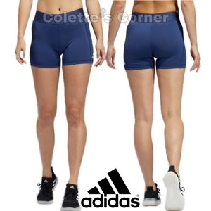 Adidas Alphaskin Blue Compression Shorts Tights Size Small
